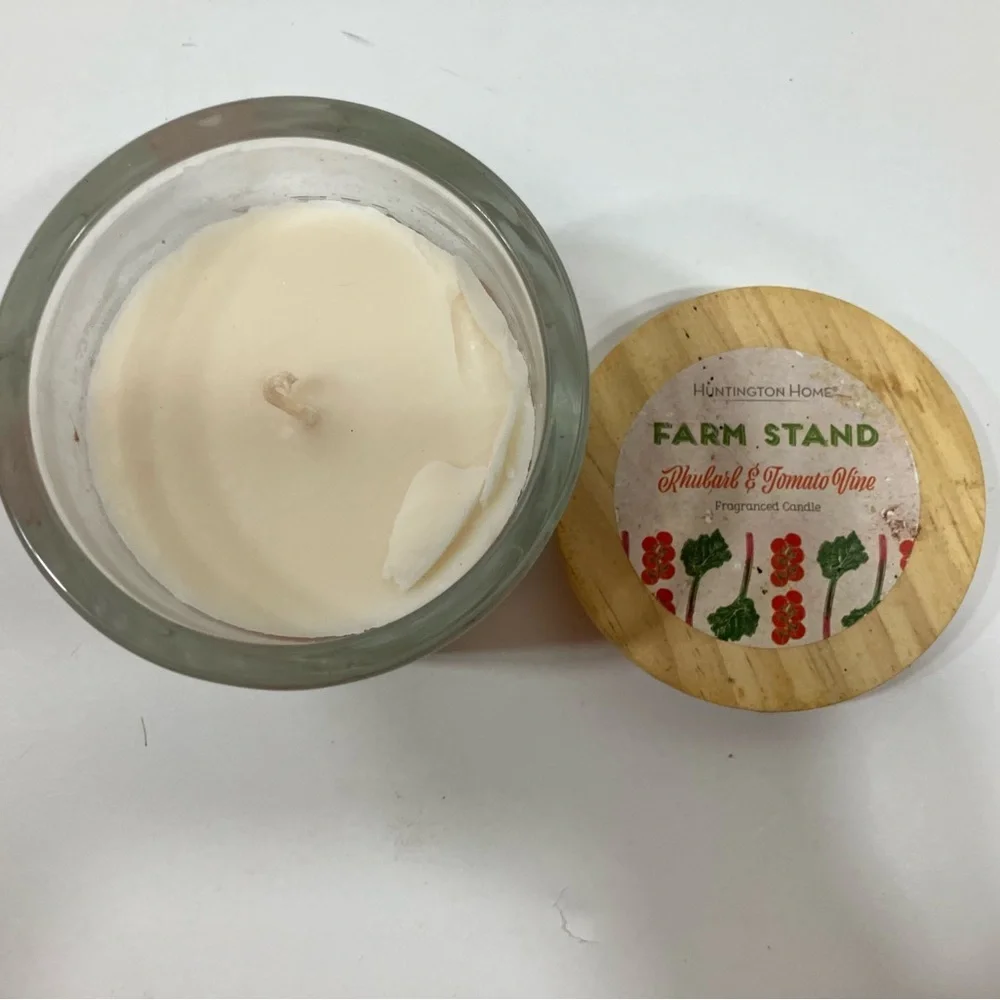 Farm Stand Glass Candle